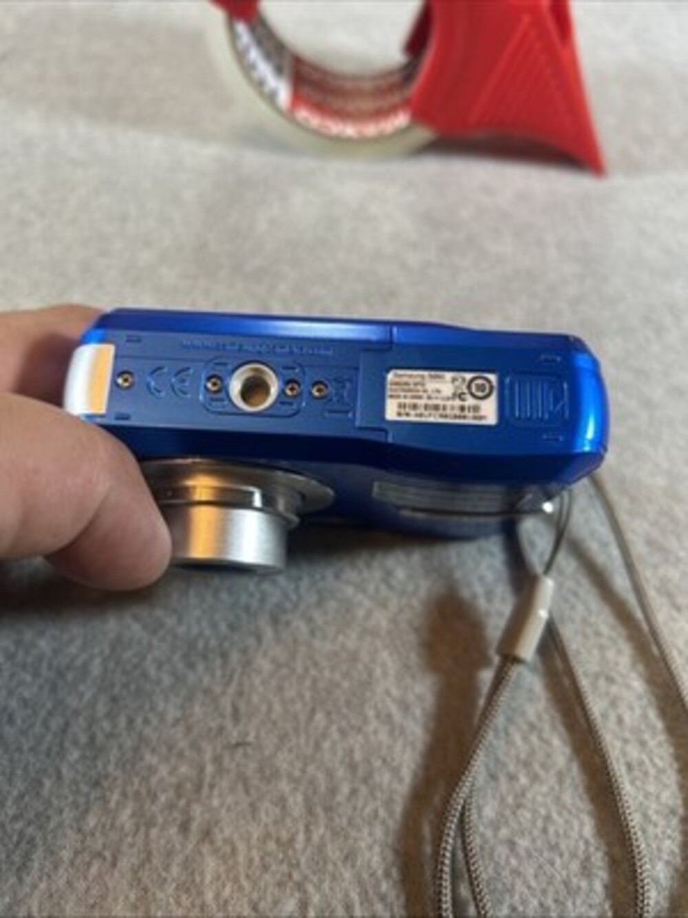 Samsung Digital Camera S860 Blue 8.1MP CLEAN WORKING - Picture 5 of 5